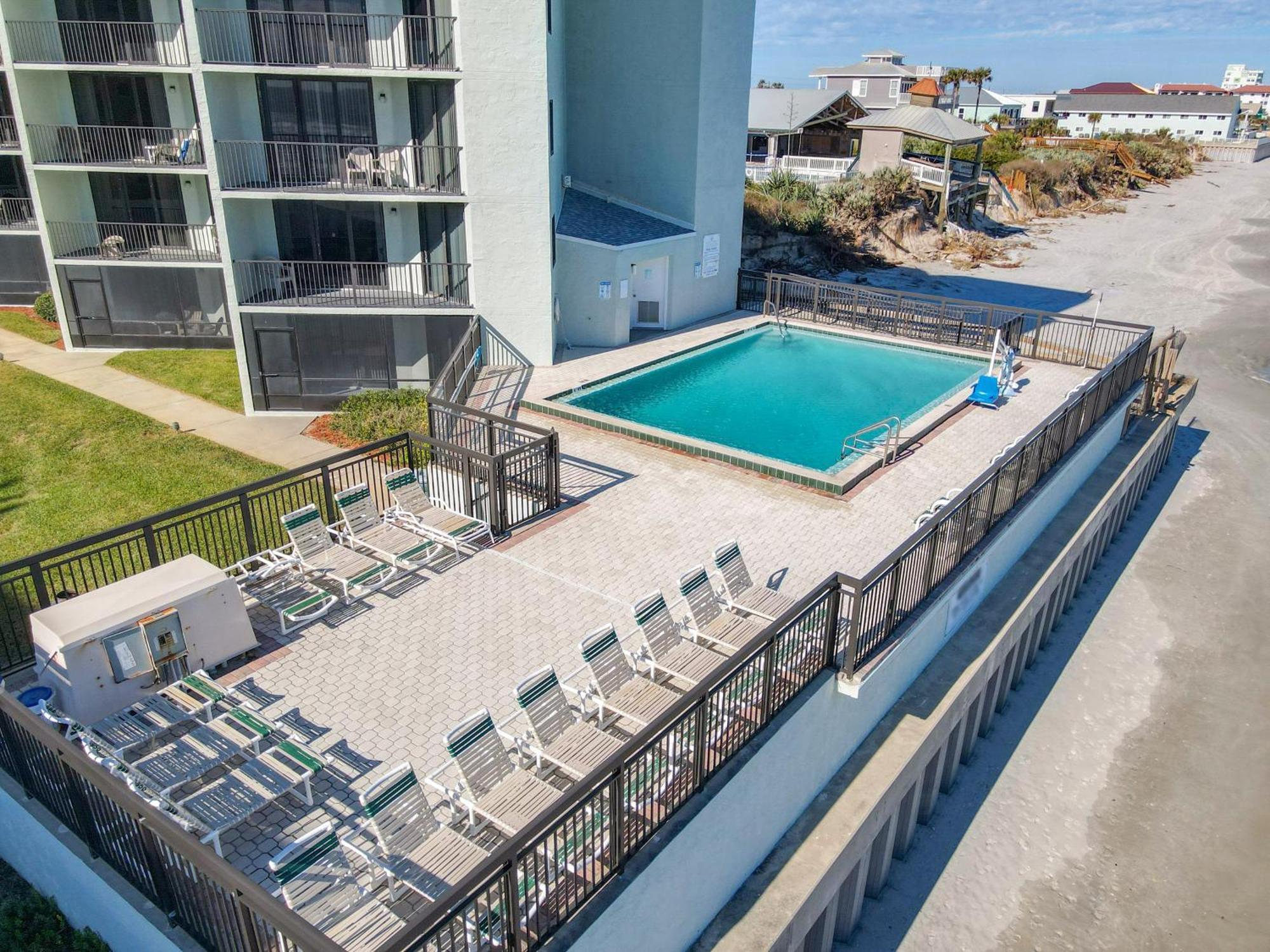 Ocean View With A Beachfront Pool At Ocean Trillium Condo ~ 702 New Smyrna Beach Eksteriør bilde